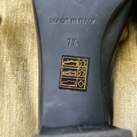 Everlane The Day Heel black leather made in italy 7.5 - Picture 11 of 12